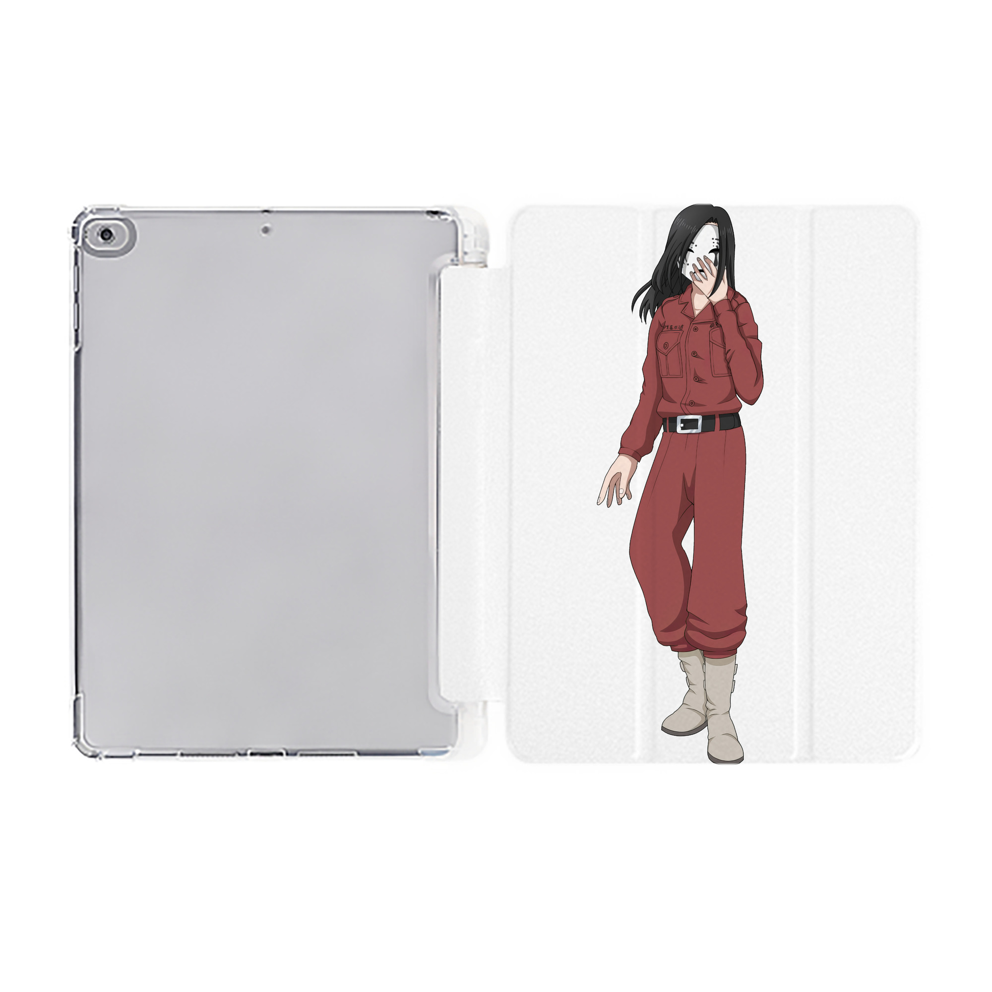 （画像用） 東京リベンジャーズ Tokyo Revengers IPad ケース ペン収納付き 三つ折りスタンド PUレザー×シリコン 対応機種9.5/10.5/10.9インチ